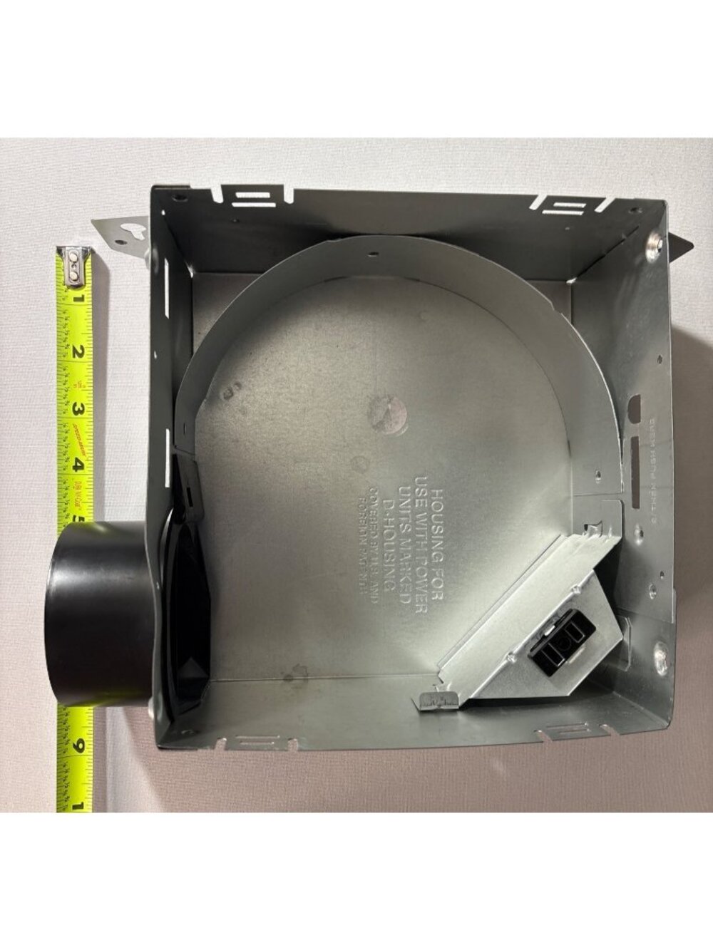 Broan-NuTone Bathroom Exhaust Housing Replacement Fan Galvanized Steel Housing - Picture 12 of 13